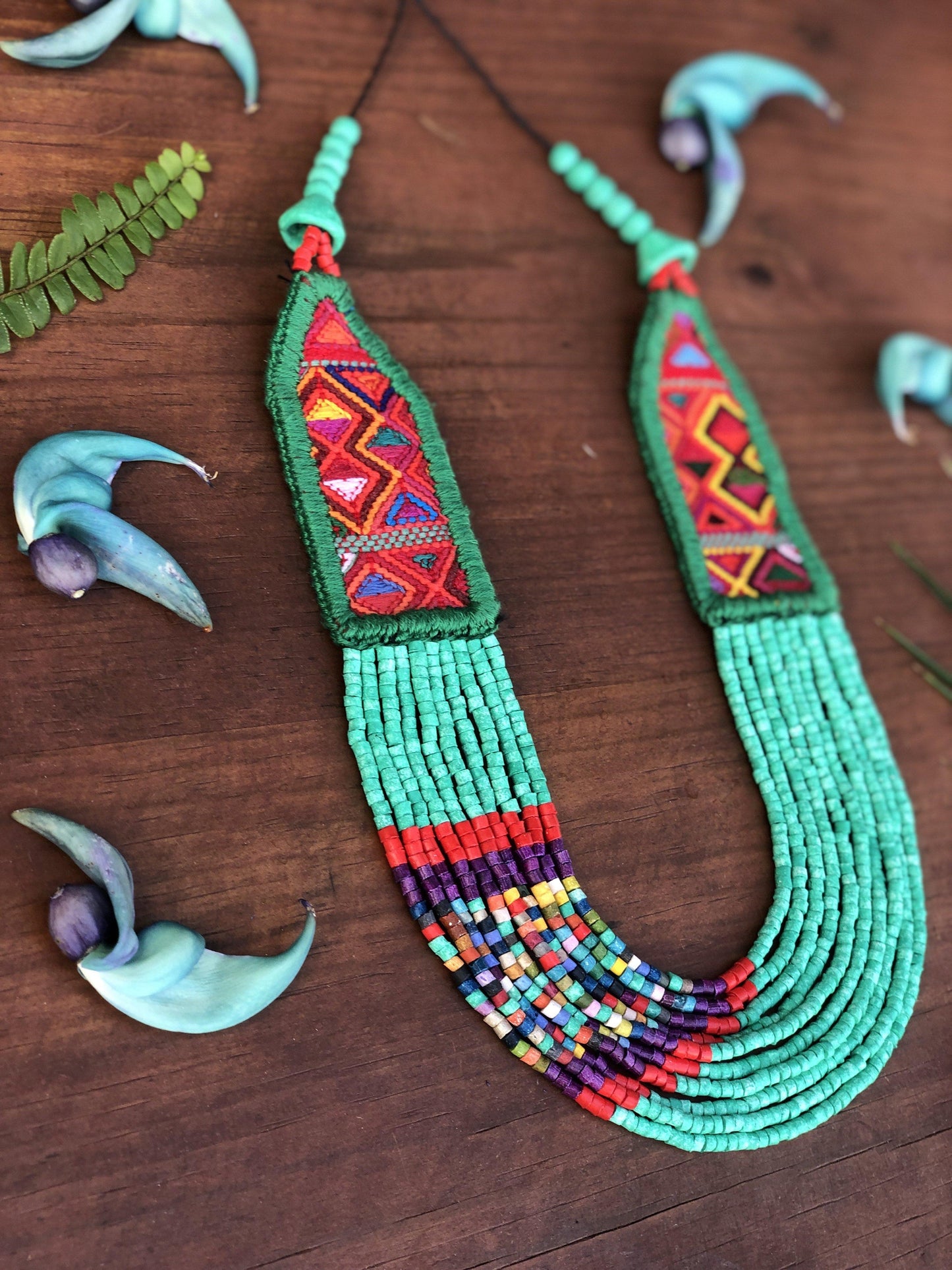 Aguacatán - Turquesa Multicolor