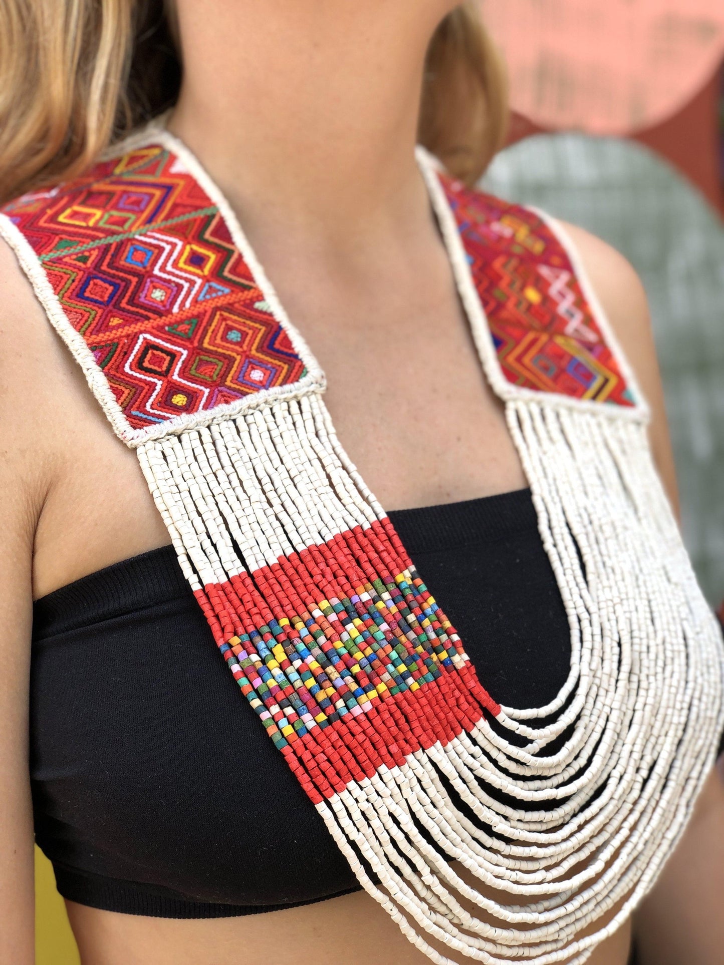 Pecheras Textiles Ceremoniales - "Aguacatán"