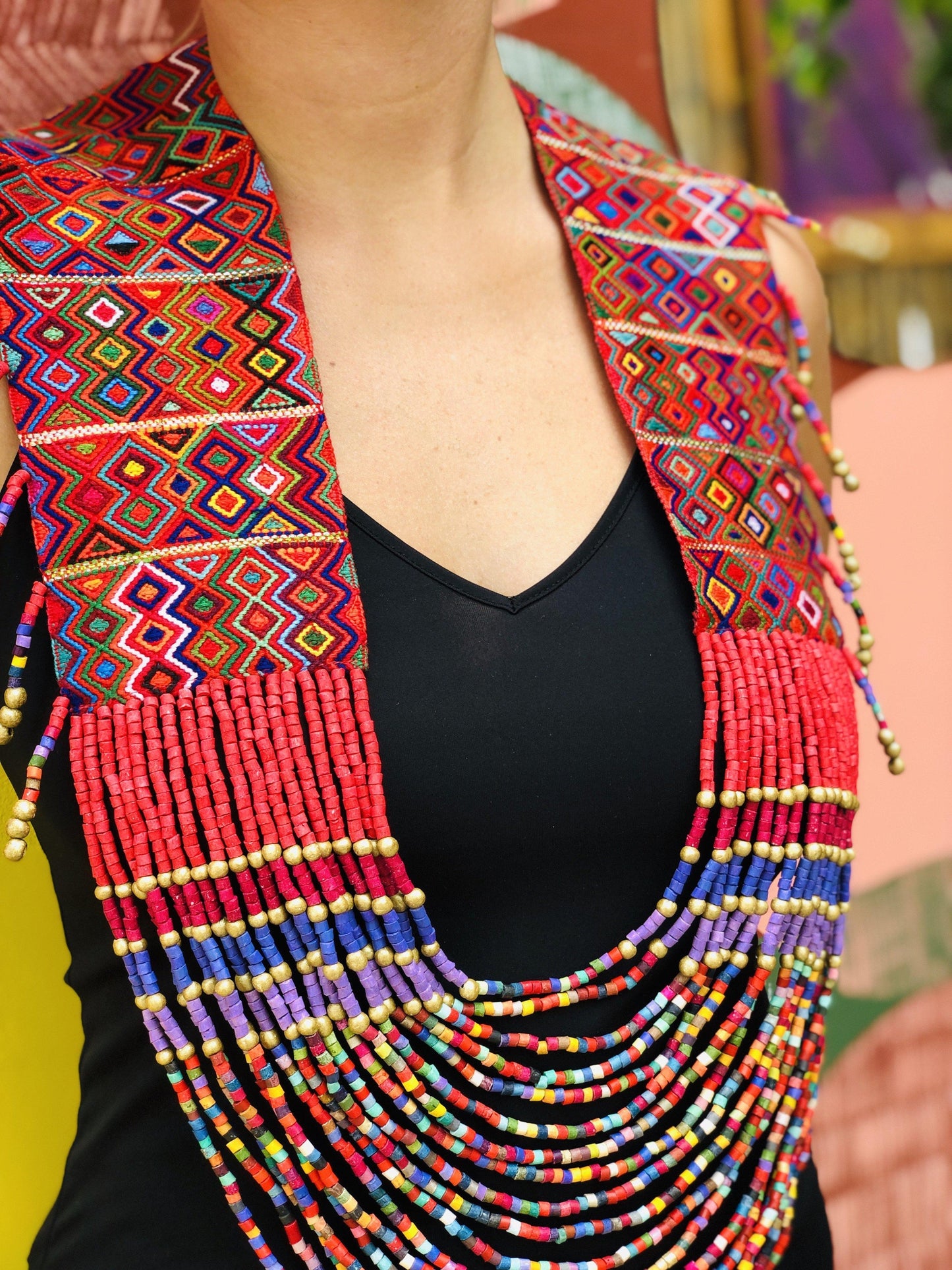 Ceremonial Aguacatán - Red/Purple (grande)