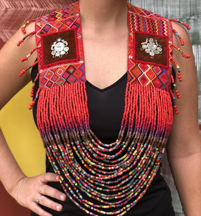 Ceremonial Textile Shoulder Pieces - "Aguacatán"