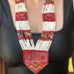 Ceremonial Textile Necklaces with Pompon - "Korbata"