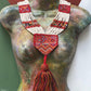 Ceremonial Textile Necklaces with Pompon - "Korbata"