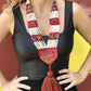 Ceremonial Textile Necklaces with Pompon - "Korbata"