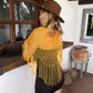 Beaded Fishnet Shawls with Fringes - "Cleopatra"