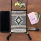 Beaded crochet, Phone Pouch, Messenger Bag - "Colores", handmade