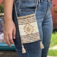 Beaded crochet, Phone Pouch, Messenger Bag - "Colores", handmade