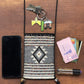 Colores Cell Phone Bags - Black/White