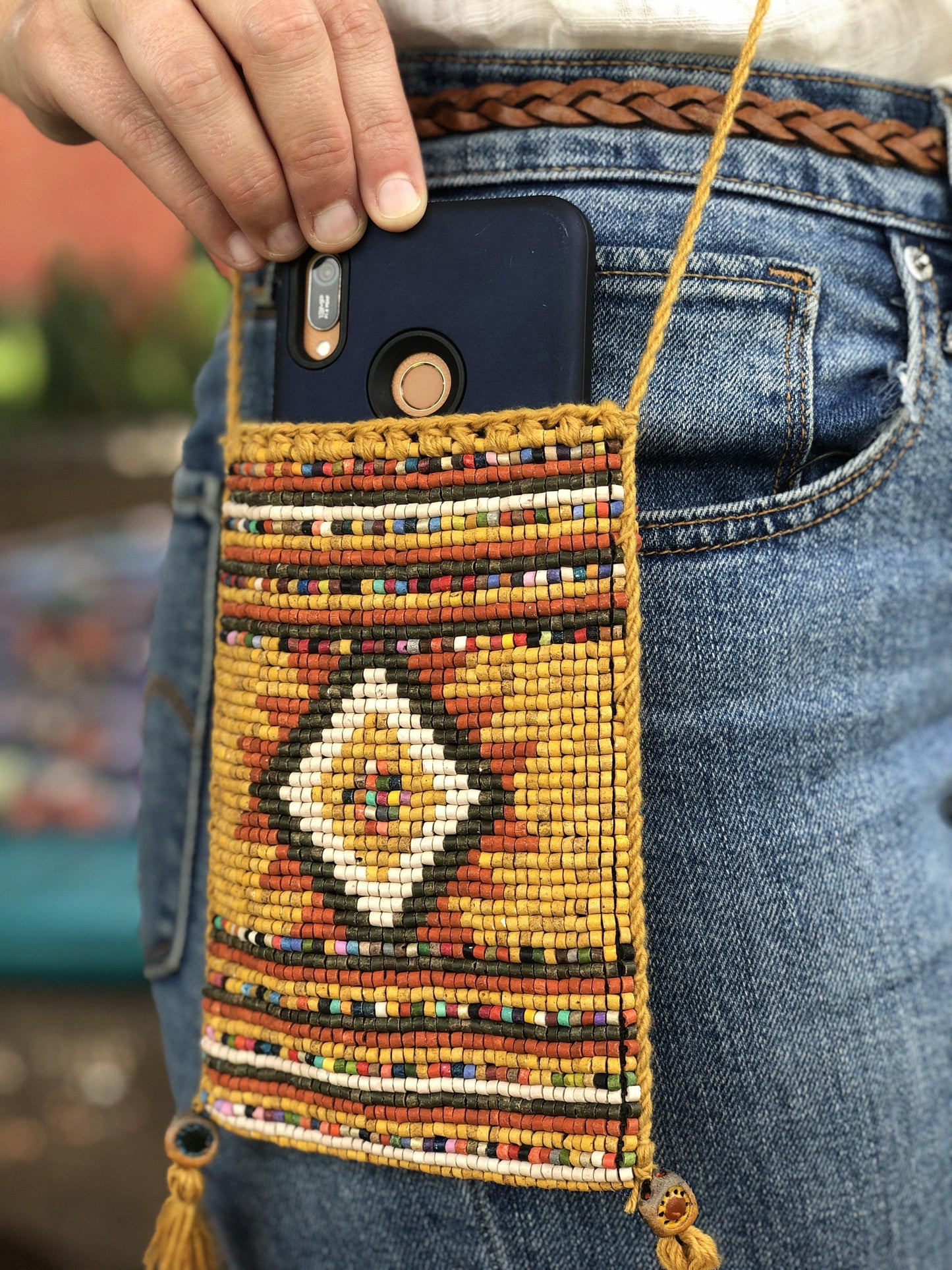 Colores Cell Phone Bags - Yellow Sun