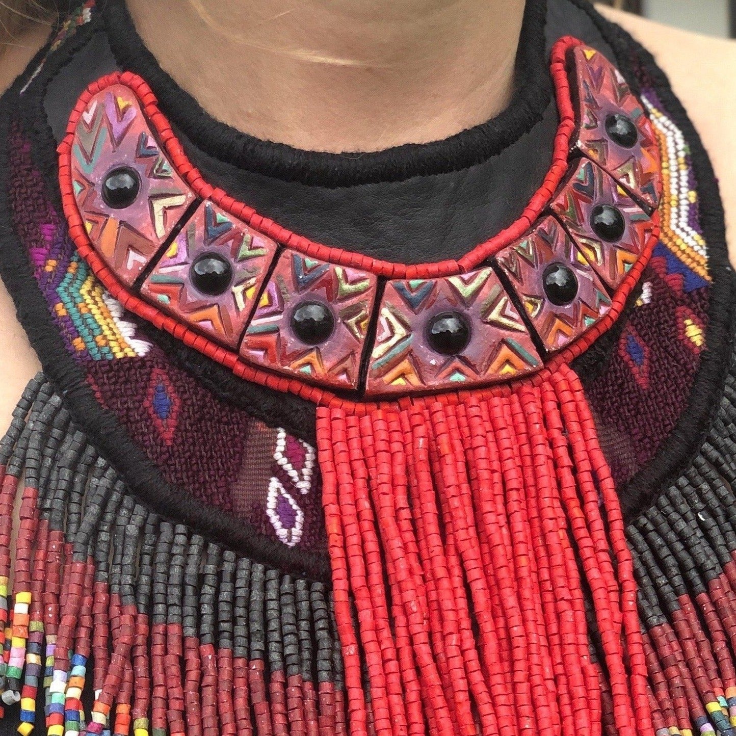 Collares Escultura Todo en Uno con Jade - "Dimensiones"