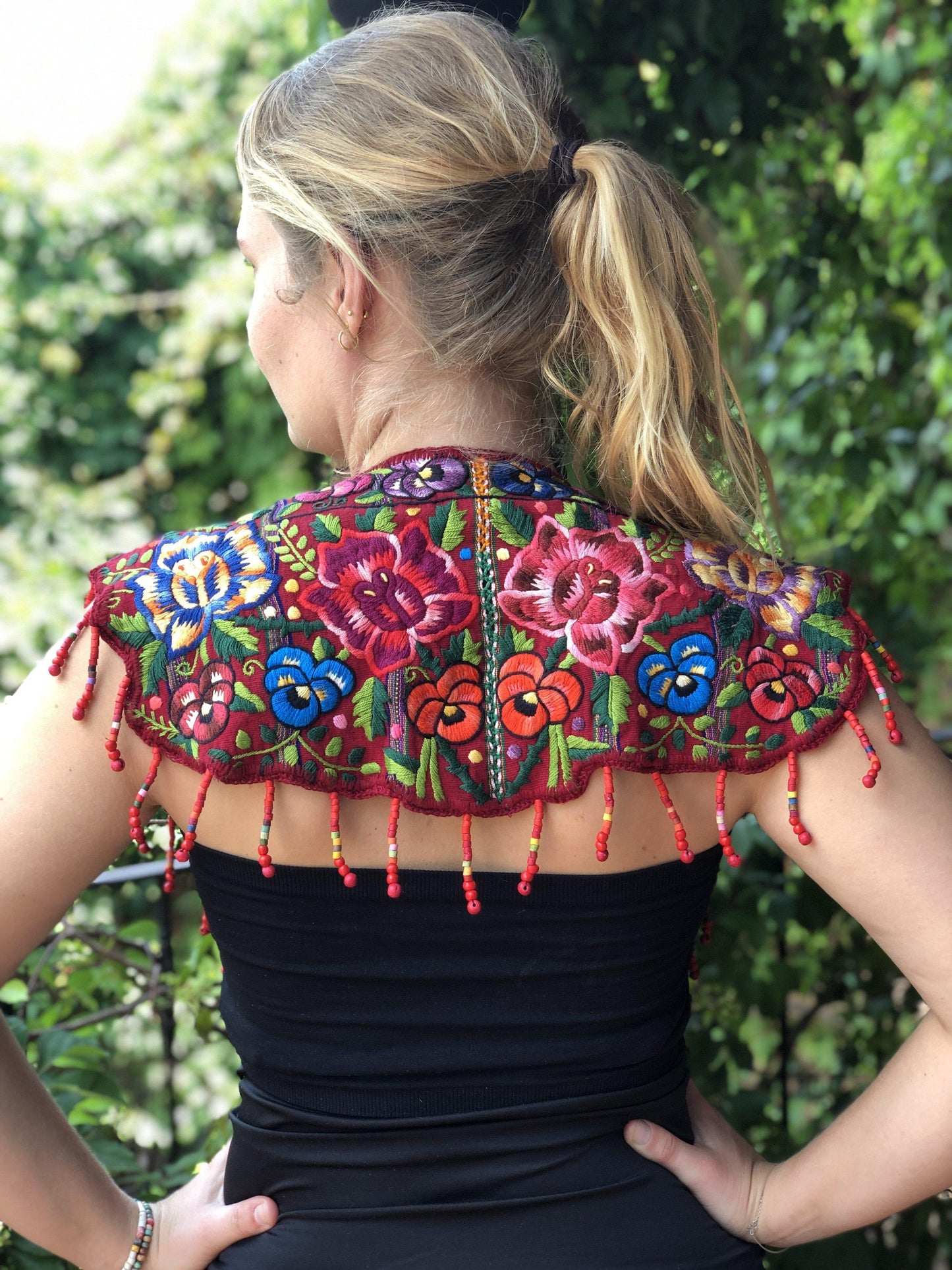 Huipil - Rosas Rojas (M/L)