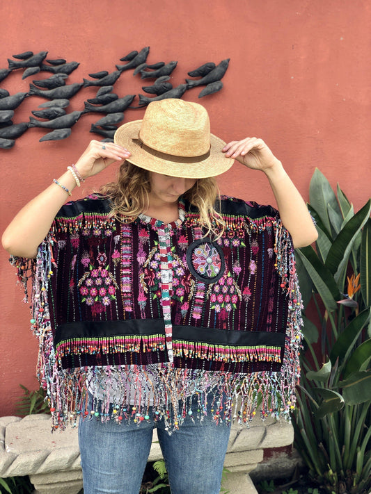 Huipil Shawl - Rosas 🌹