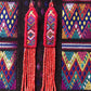 Lightweight, Embroidery, Beaded, Dangle Earrings - "Itzá", handmade