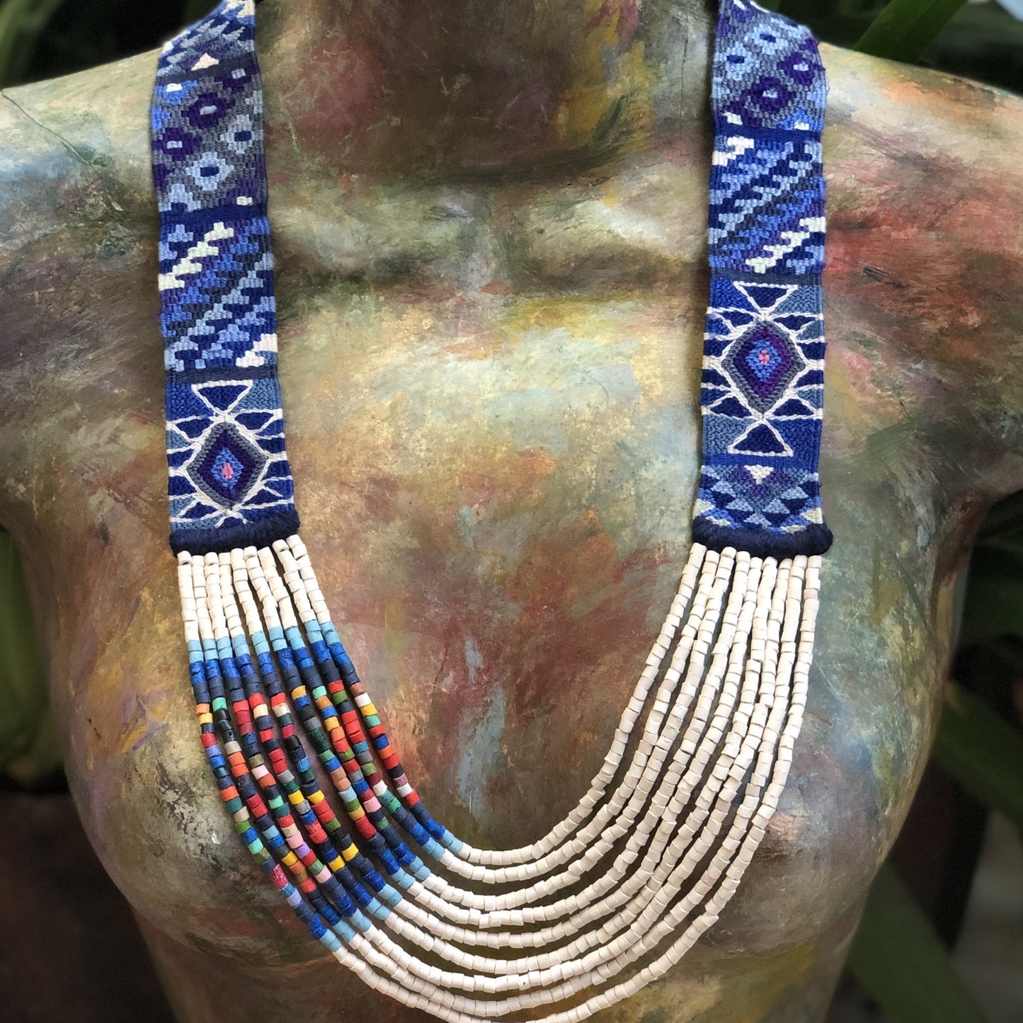 Woven Textile Necklaces - "Zunil"