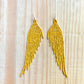 Pendientes colgantes largos con cuentas - "Quetzal Jun", hechos a mano