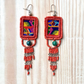 Bordados, Cuentas, Pendientes Colgantes con Jade - "Copán Jade", hecho a mano