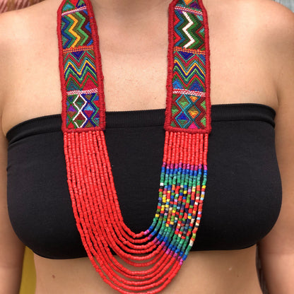 Ceremonial Textile Necklaces - "Pura Vida"