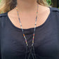 Multiusos, collar de cuentas y cadena de cordón, hecho a mano