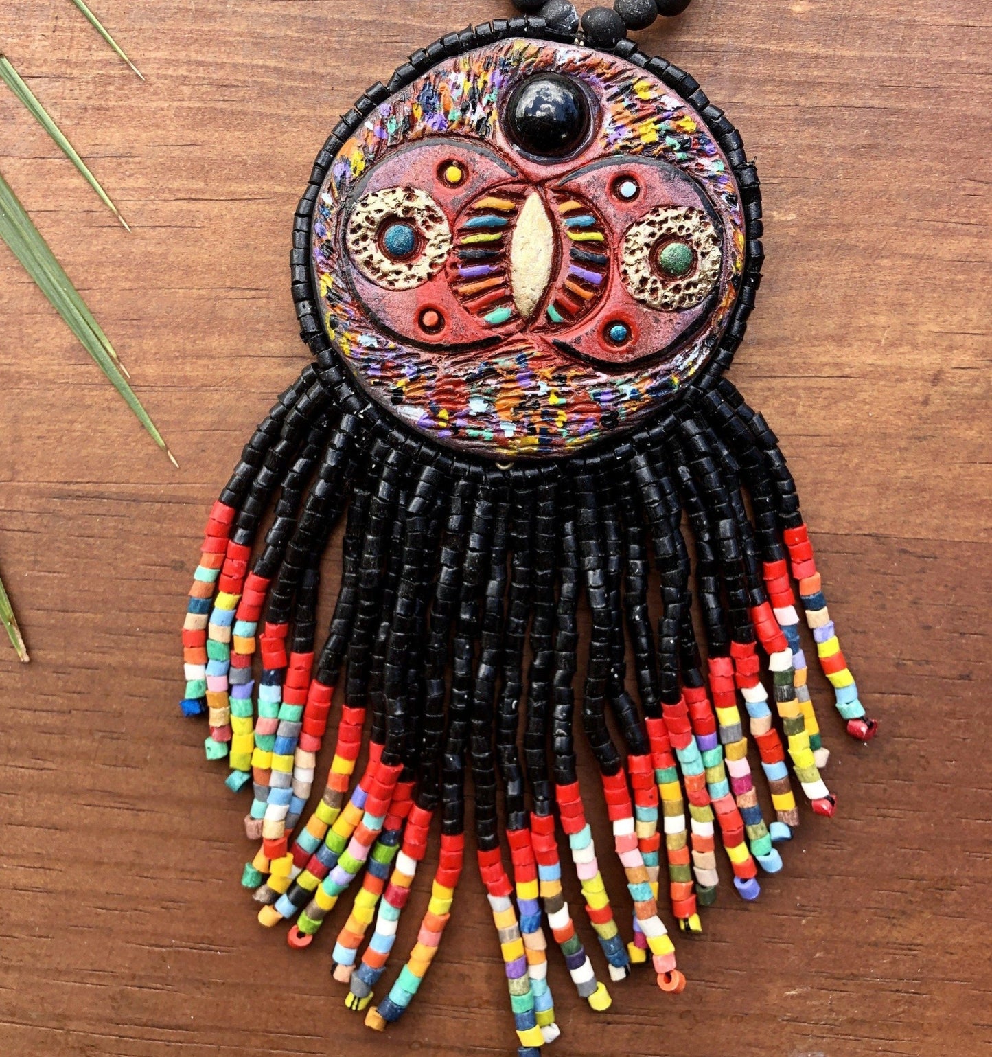 Collares Colgantes con Jade - "Kinich Ahau"