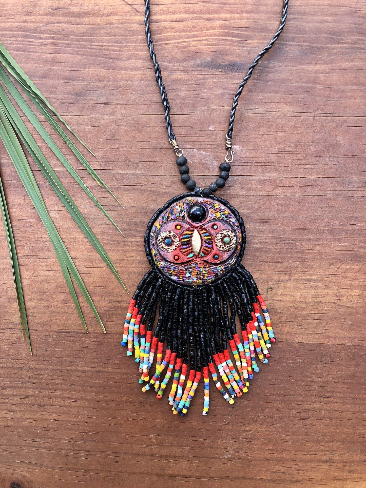 Collares Colgantes con Jade - "Kinich Ahau"
