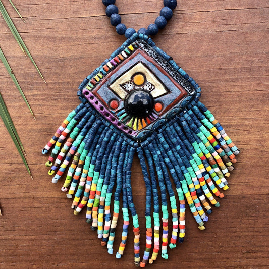 Kinich Ahau Pendant - Dark Side of the Moon