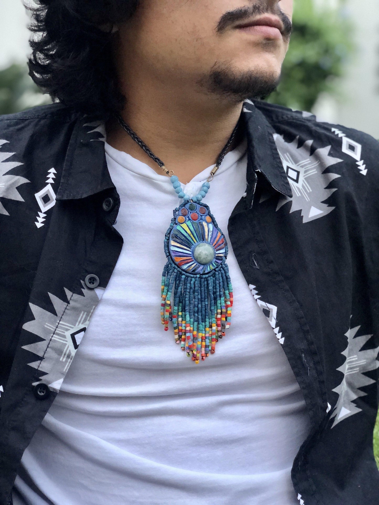 Kinich Ahau Pendant - Hurricane Eye
