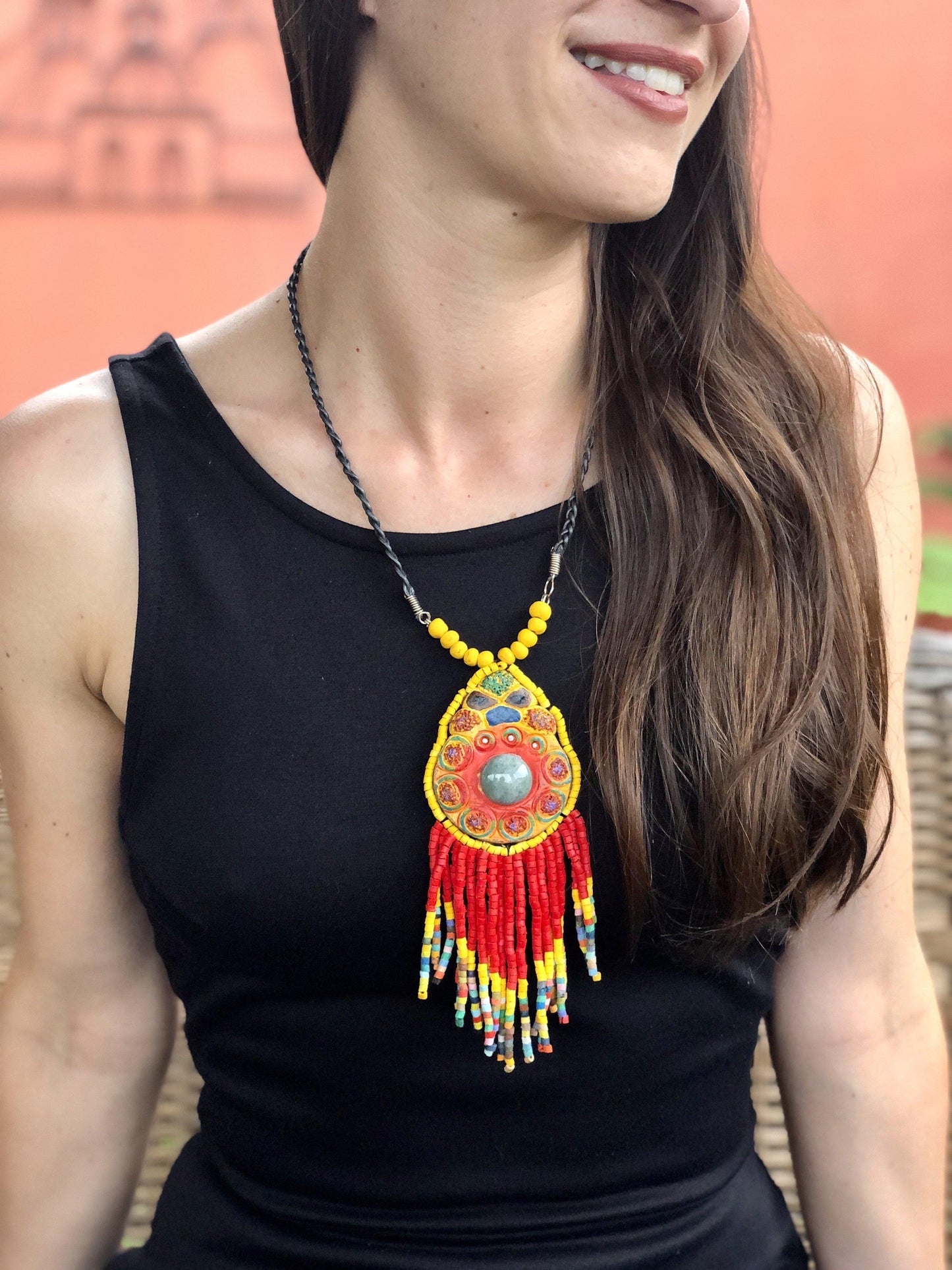 Kinich Ahau Pendant - Jade Sol