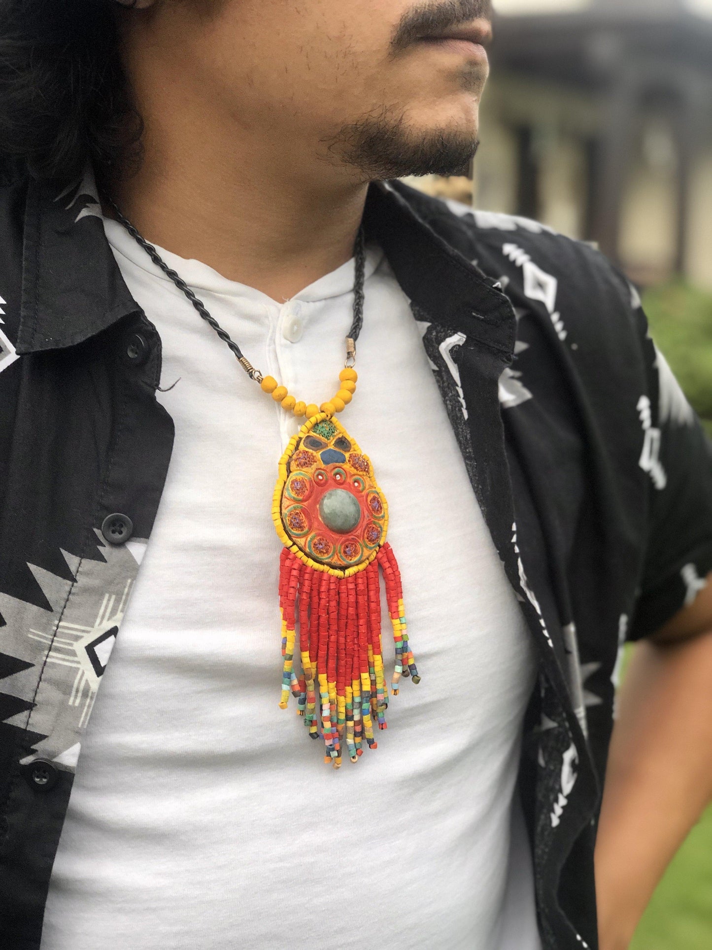 Kinich Ahau Pendant - Jade Sol