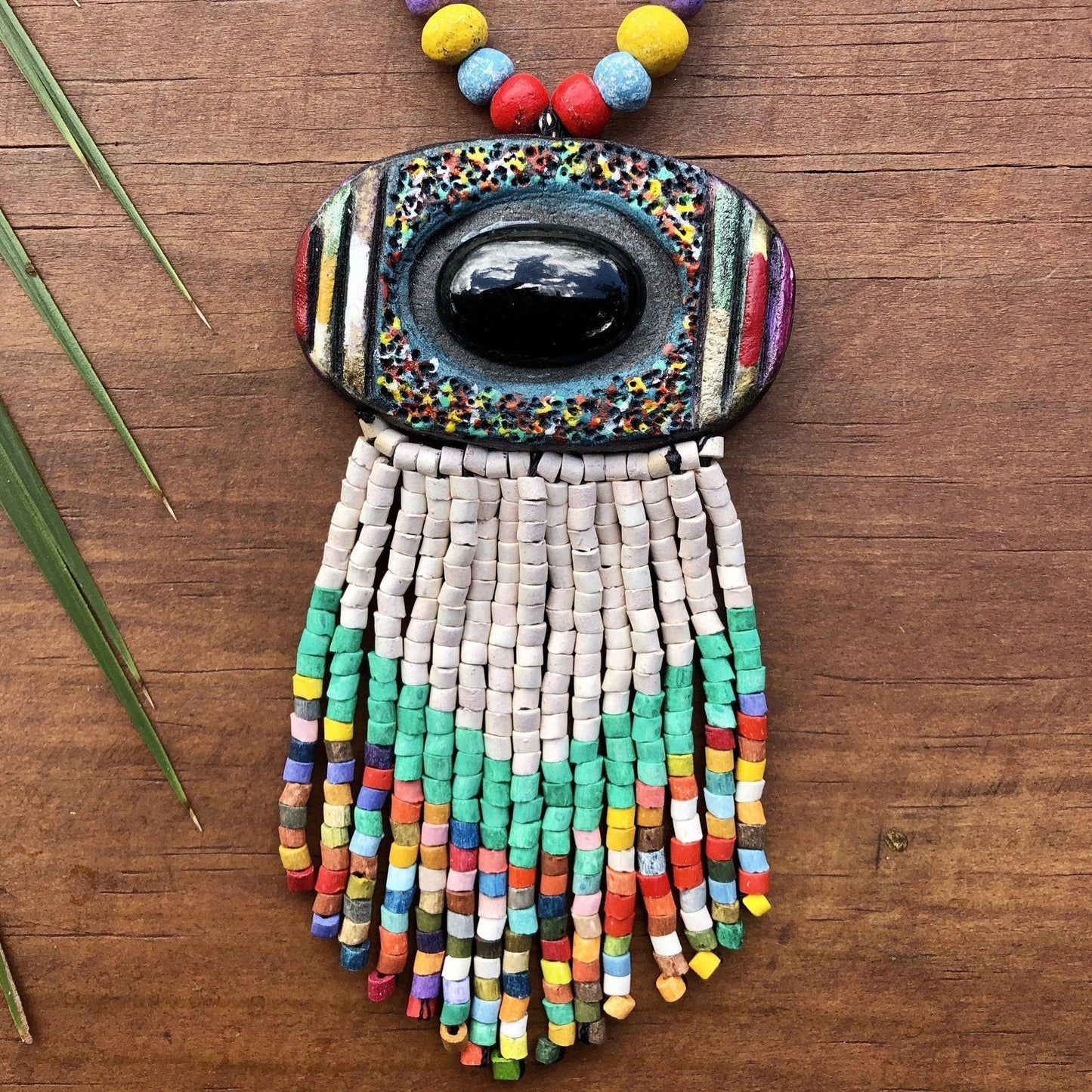 Collares Colgantes con Jade - "Kinich Ahau"