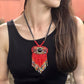 Collares Colgantes con Jade - "Kinich Ahau"