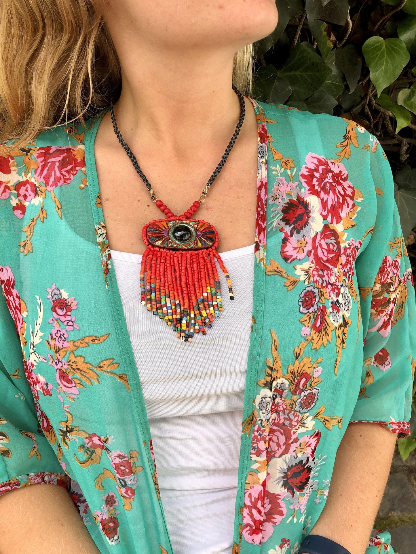 Colgante Kinich Ahau - Universo Rojo