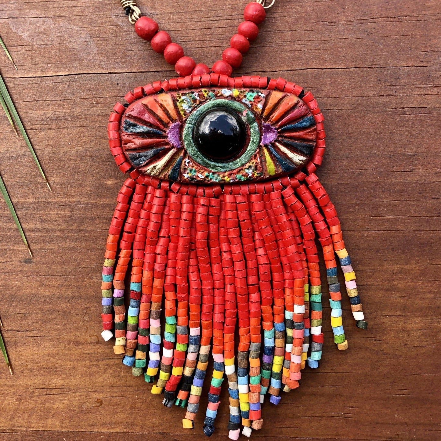 Collares Colgantes con Jade - "Kinich Ahau"