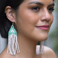 Long Tikal - Blanco/turquesa