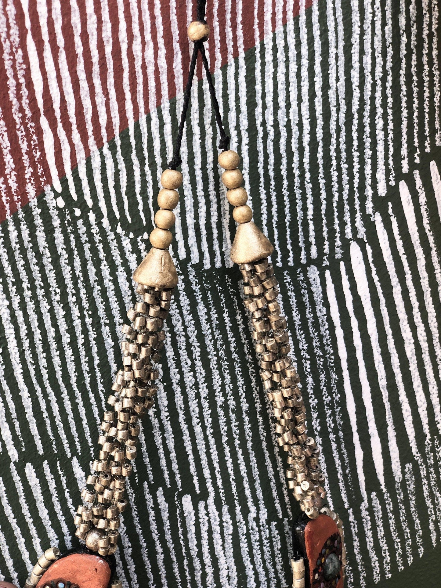 Sculpture Necklaces with Jade - "Mosaico Mágico"