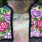Embroidered Flowers Chest Pieces - "Patzún Flores"