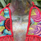 Embroidered Flowers Chest Pieces - "Patzún Flores"
