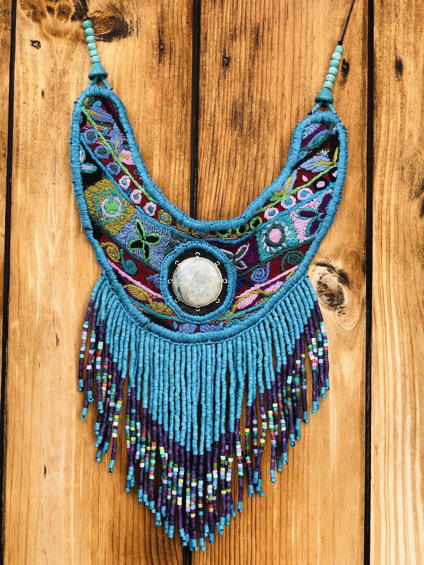 Collares de Tejidos Textiles con Jade - "Jade Patzún"