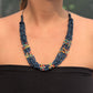 Torsade Collar Gargantilla 2en1 - "Poporopo", hecho a mano