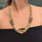 Torsade Collar Gargantilla 2en1 - "Poporopo", hecho a mano