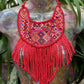 Woven Textile Necklaces - "Princesa Maya"