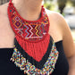 Woven Textile Necklaces - "Princesa Maya"