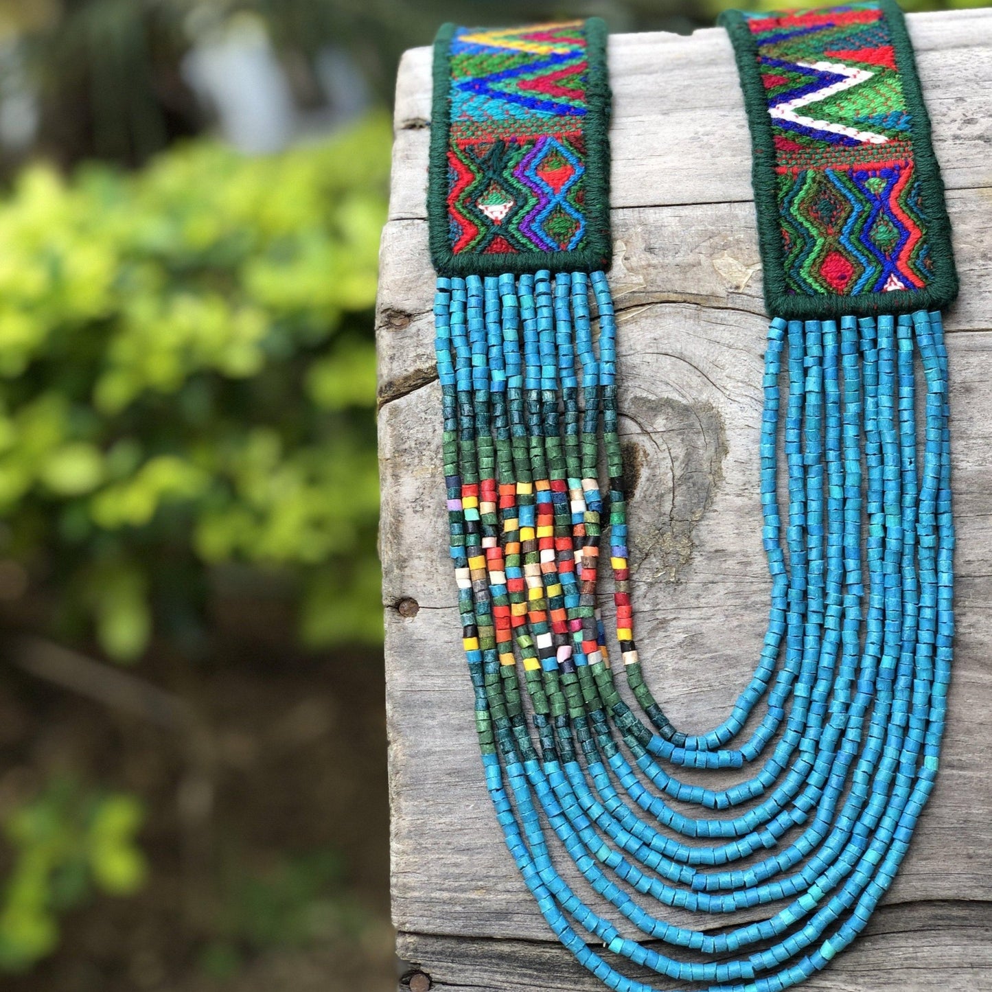 Ceremonial Textile Necklaces - "Pura Vida"