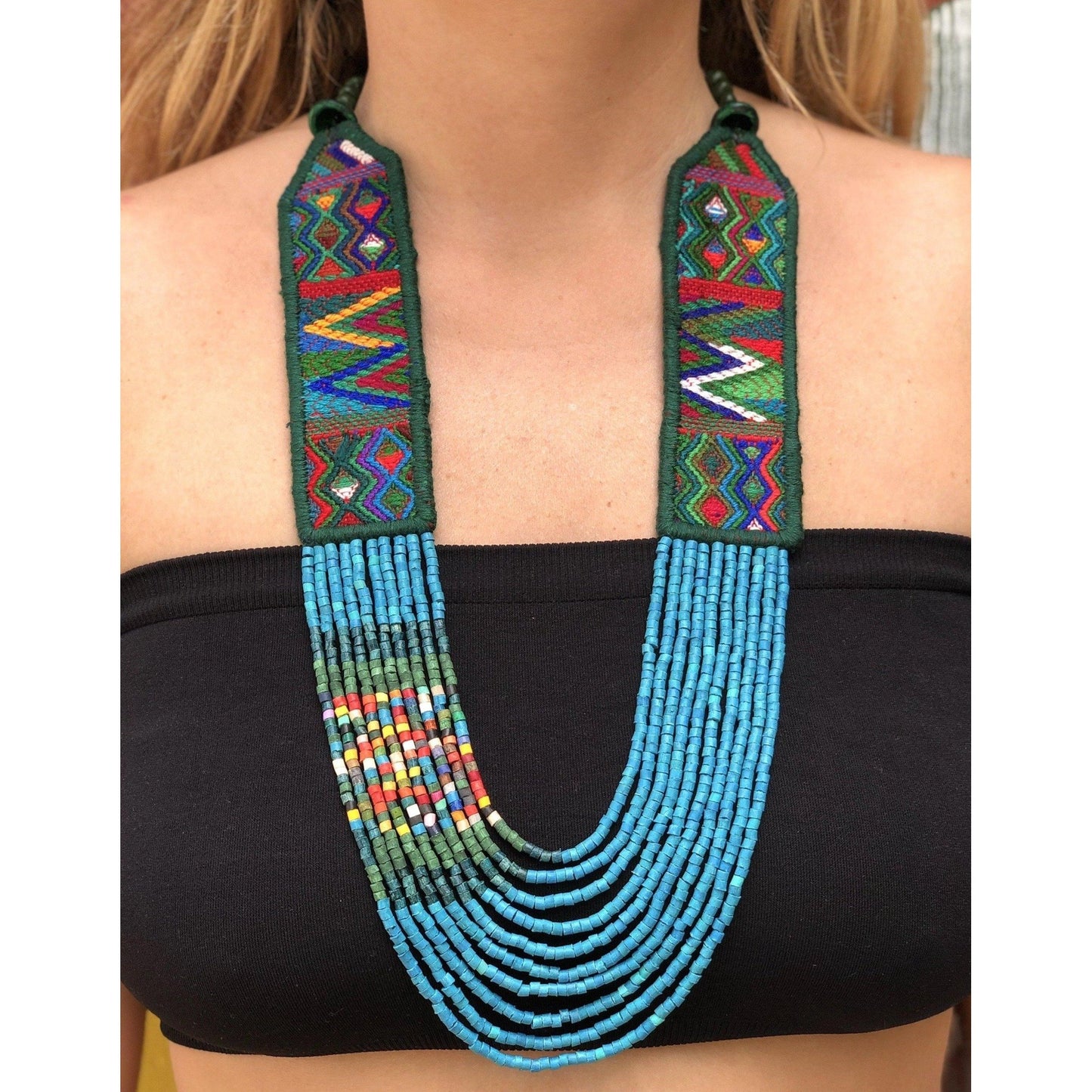 Ceremonial Textile Necklaces - "Pura Vida"