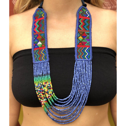 Ceremonial Textile Necklaces - "Pura Vida"
