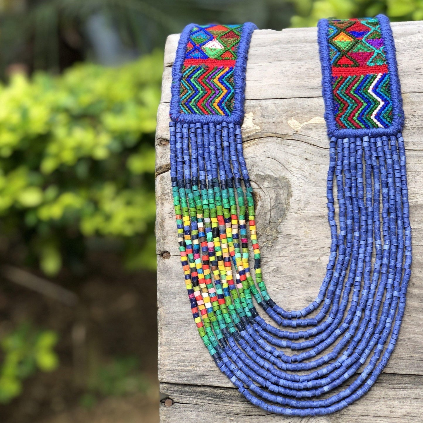 Ceremonial Textile Necklaces - "Pura Vida"