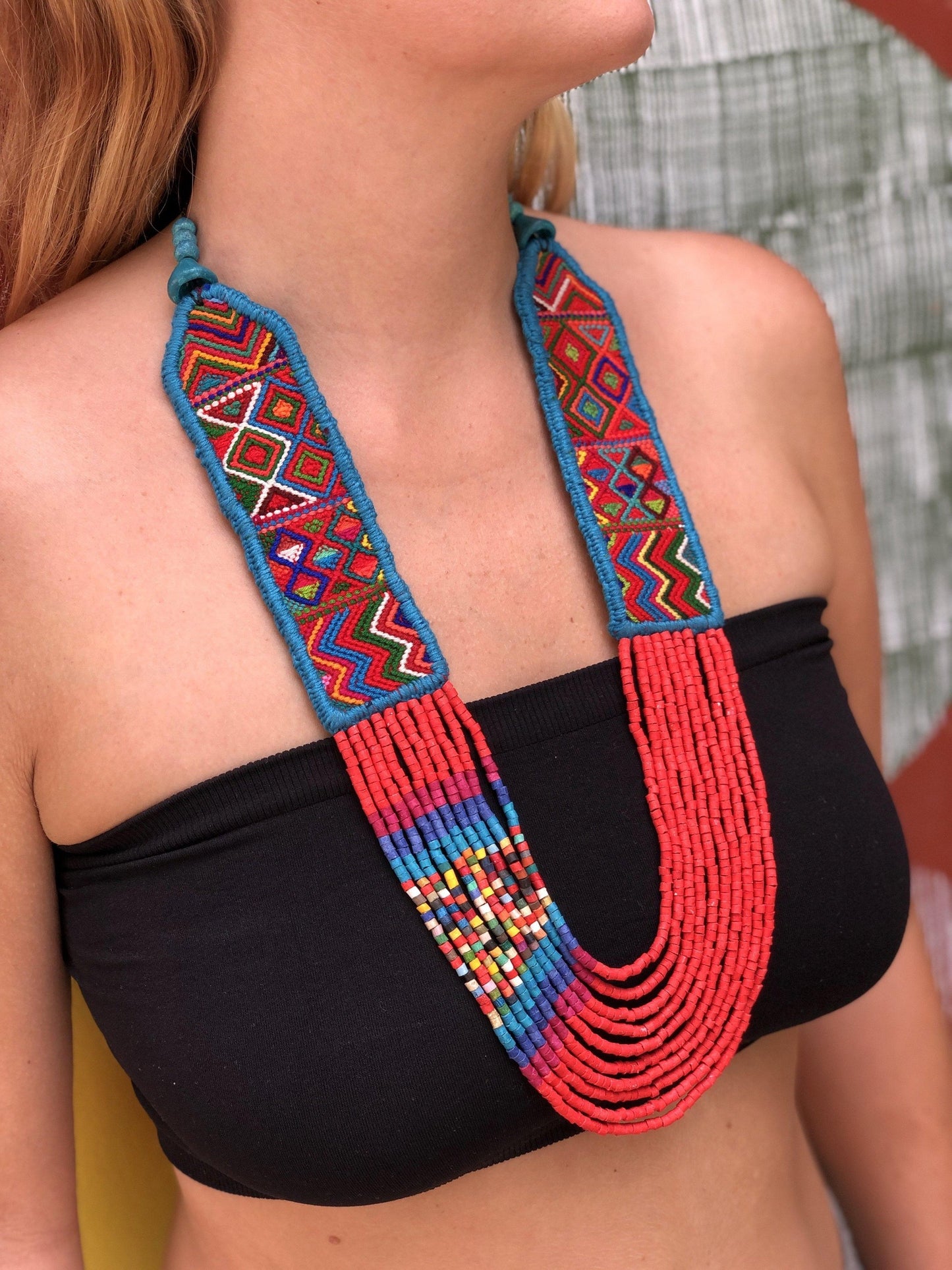 Ceremonial Textile Necklaces - "Pura Vida"