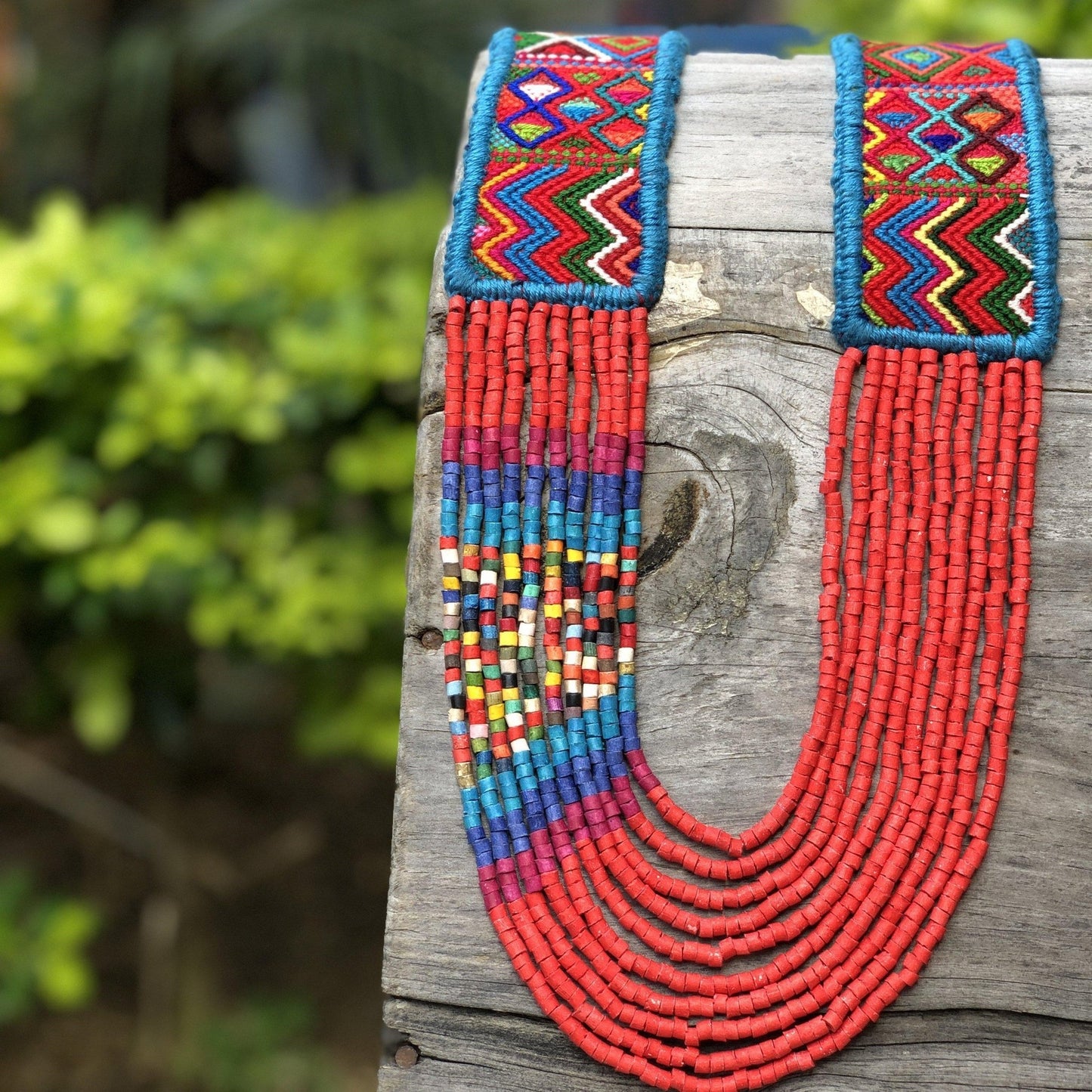 Ceremonial Textile Necklaces - "Pura Vida"