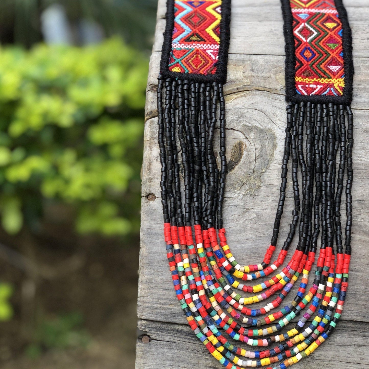 Ceremonial Textile Necklaces - "Pura Vida"