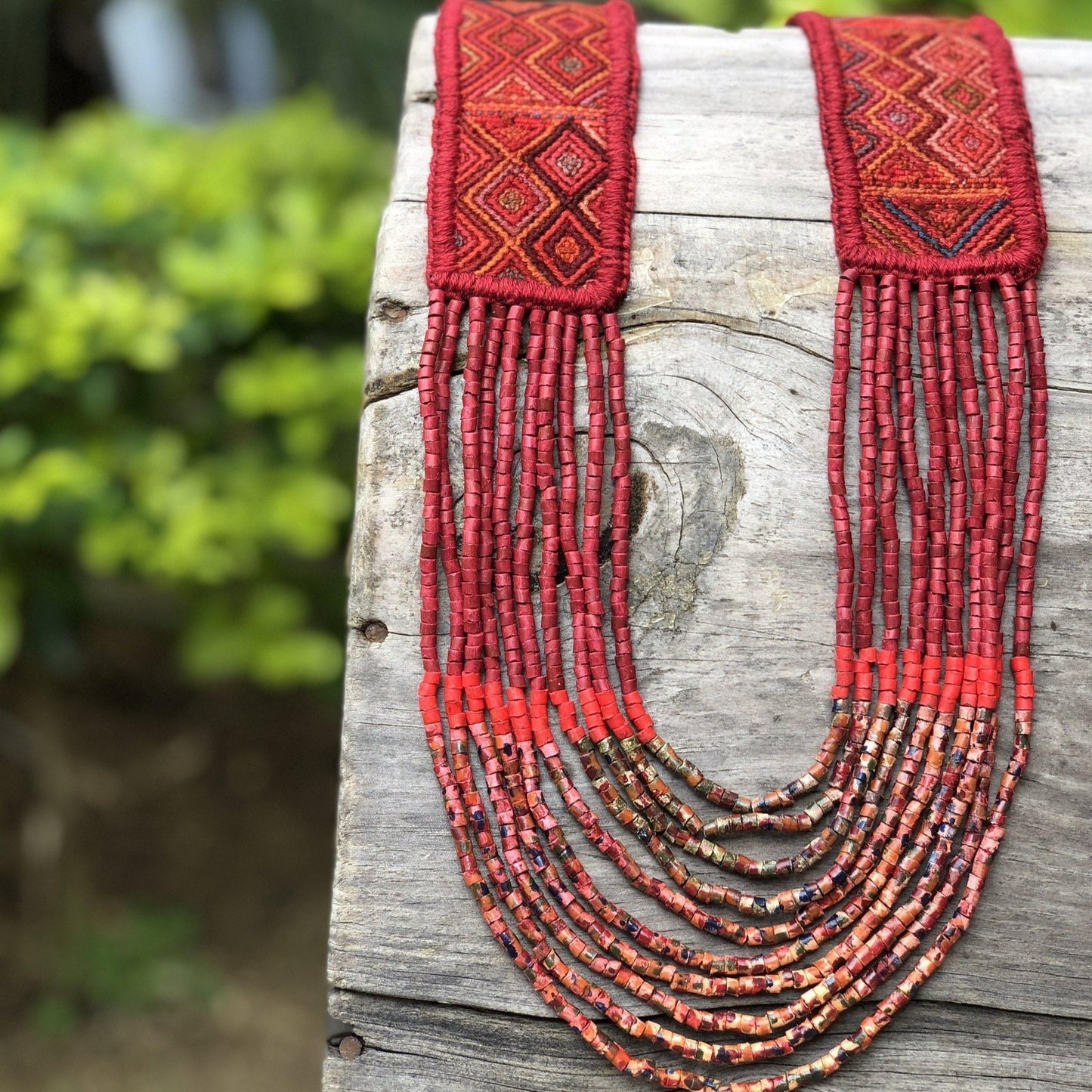 Ceremonial Textile Necklaces - "Pura Vida"