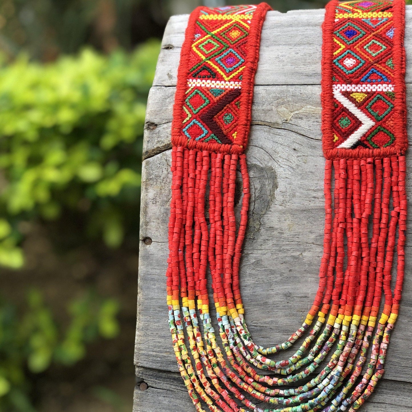 Ceremonial Textile Necklaces - "Pura Vida"