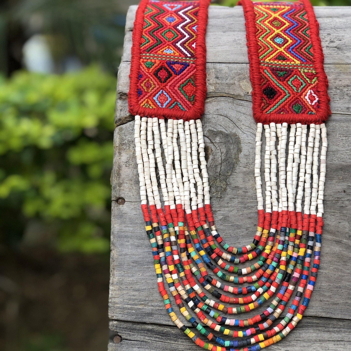 Ceremonial Textile Necklaces - "Pura Vida"